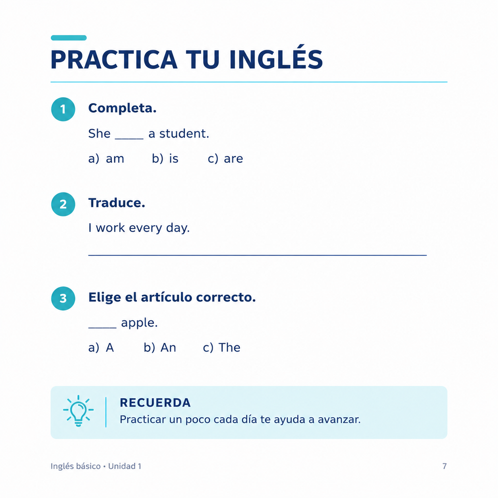 Inglés desde cero: guía práctica para aprender paso a paso.